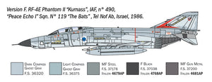 Italeri 1477 RF-4 C/E Phantom II 1/72