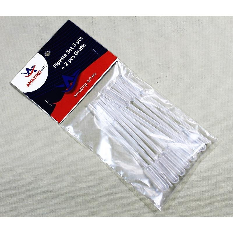 Amazing Art 19694 Coffret de 10 pipettes de 0,5 ml