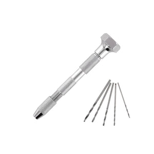 Étau à broches Modelcraft PPV2237-D à double extrémité pivotante et 5 forets (0 - 2,9 mm)