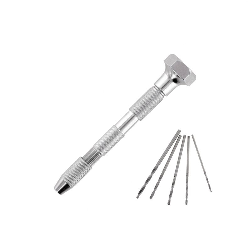 Étau à broches Modelcraft PPV2237-D à double extrémité pivotante et 5 forets (0 - 2,9 mm)