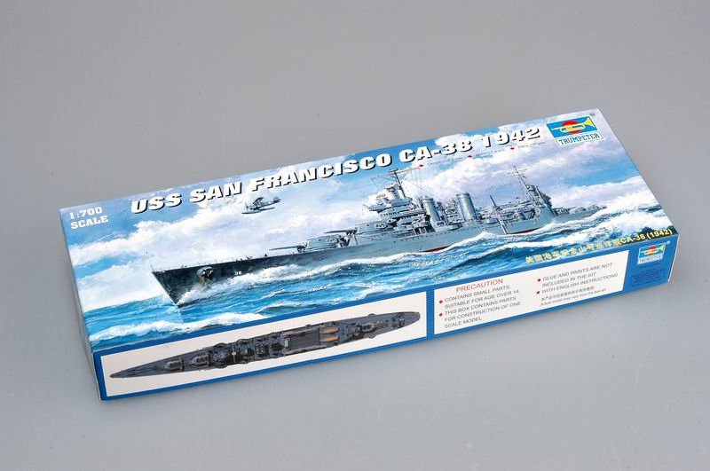 Trumpeter 05746 USS San Francisco CA-38 (1942) 1/700 – zdjęcie 2