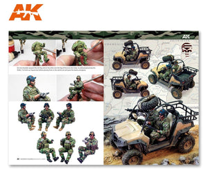 AK Interactive AK247 AK APPRENTISSAGE 08 : CAMOUFLAGES DE FIGURES MODERNES (Anglais) – immagine 6