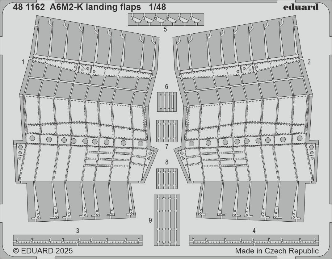 Volets d'atterrissage Eduard 481162 A6M2-K EDUARD 1/48