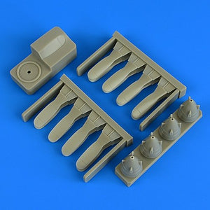 Hélices Quickboost QB72555 P-3 Orion avec outil pour maquette Hasegawa 1/72