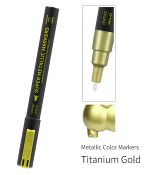 Marqueur super métallique DSPIAE MKS-02 Or titane