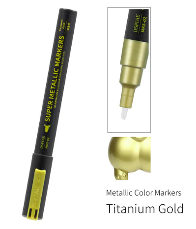 Marqueur super métallique DSPIAE MKS-02 Or titane
