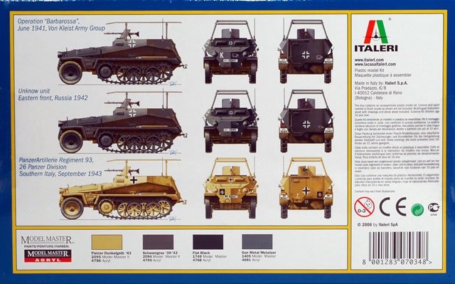 Italeri 7034 SD. Kfz. 250/3 (1/72)  – image 3