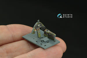 Intérieur coloré imprimé en 3D sur papier décalcomanie pour F6F-5 Hellcat (Eduard) - Quinta Studio QD72148, échelle 1/72 – image 10