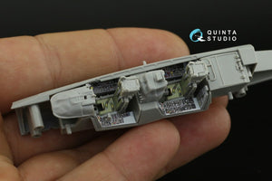 Intérieur imprimé en 3D et coloré sur papier décalcomanie Quinta Studio QD72031 F-14D (GWH) 1/72 – image 6