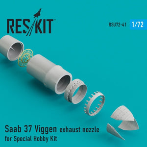 RESKIT RSU72-0041 Buse d&amp;#39;échappement Saab 37 Viggen pour Special Hobby 1/72