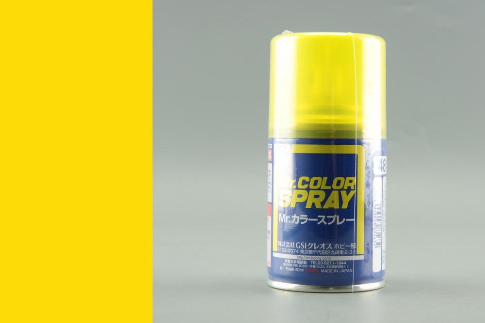 Spray jaune transparent Mr.Hobby S-048