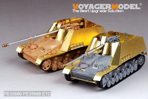 Voyager modèle PE35689 seconde guerre mondiale allemand Sd.Kfz.164 Nashorn pour DRAGON 6387/6165/6166/6314 1/35 – immagine 34