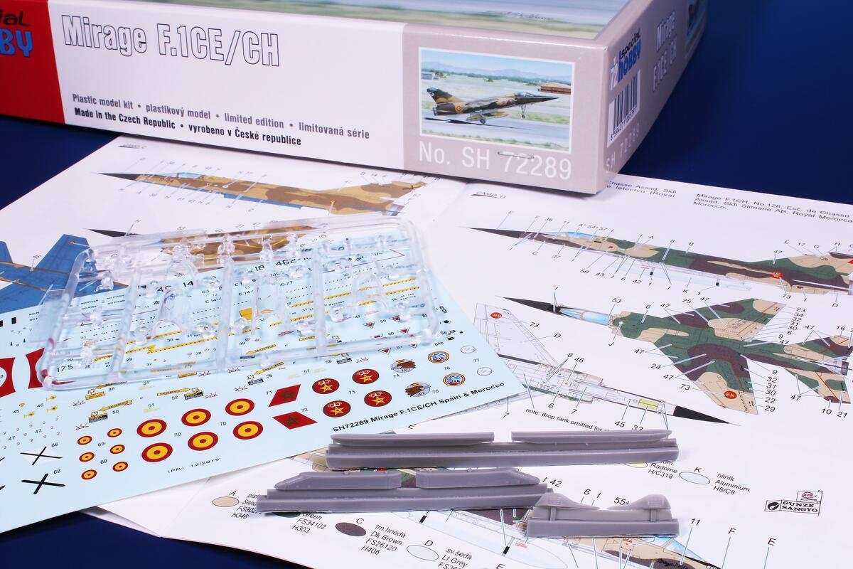Maquette Special Hobby 72289 Mirage F.1 CE/CH 1/72 – image 9