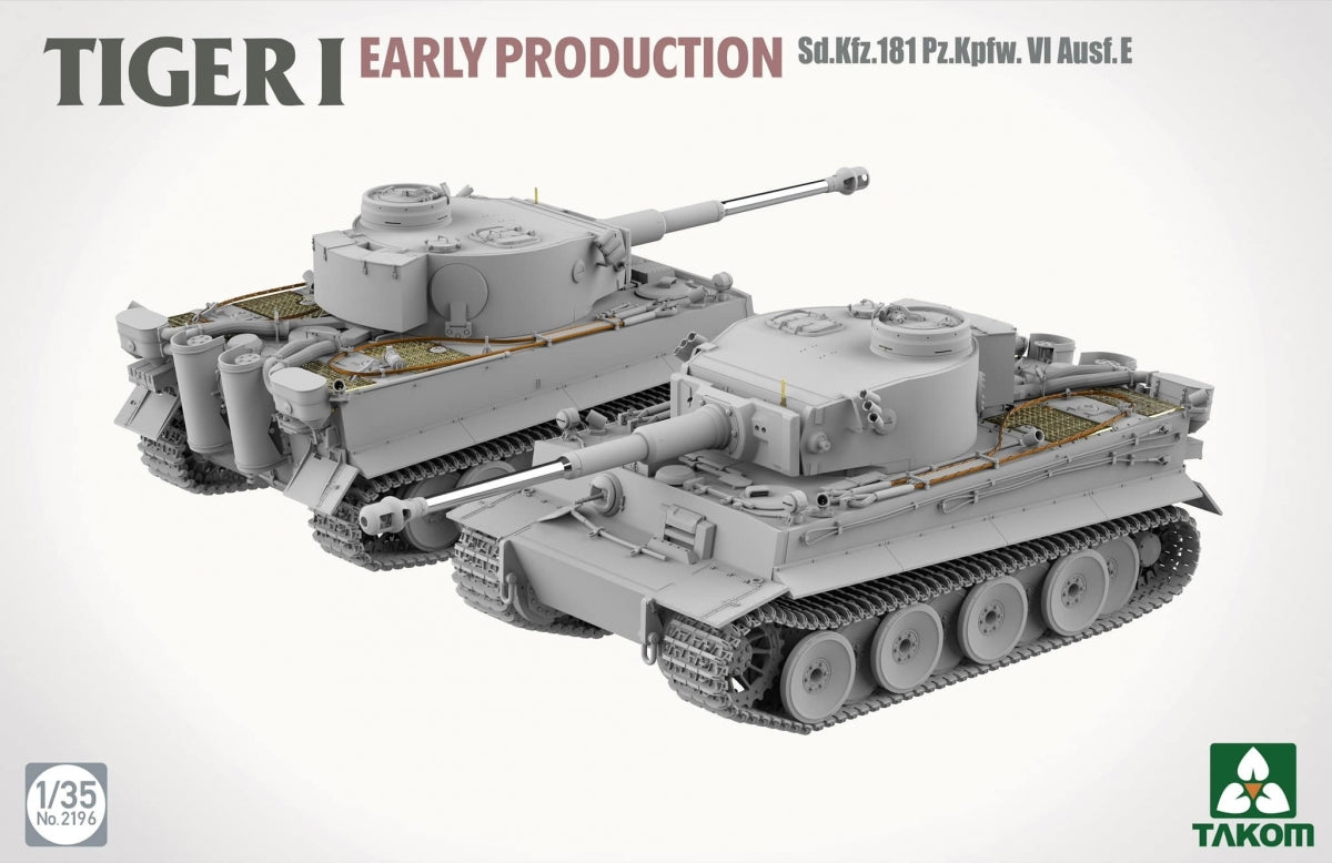 Takom 2196 TIGER I PREMIÈRE PRODUCTION Sd.Kfz.181 Pz.Kpfw.VI Ausf.E 1/35 – image 2