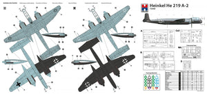 Hobby 2000 72068 Heinkel He 219 A-2 (DRAGON + CARTOGRAPHE + MASQUES) 1/72 – immagine 5