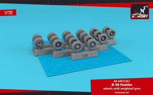 Roues Armory Models AW72361 B-58 Hustler avec pneus lestés 1/72