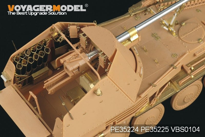 Garde-boues Voyager Model PE35225 pour char allemand Marder III M de la Seconde Guerre mondiale, compatibles avec le modèle TAMIYA 35255 au 1/35 – Bild 5