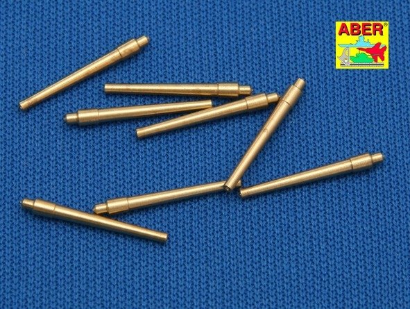 Aber 1/700L-09 Ensemble de 8 canons courts de 381 mm pour tourelles avec protections anti-explosion, navires Hood 1/700