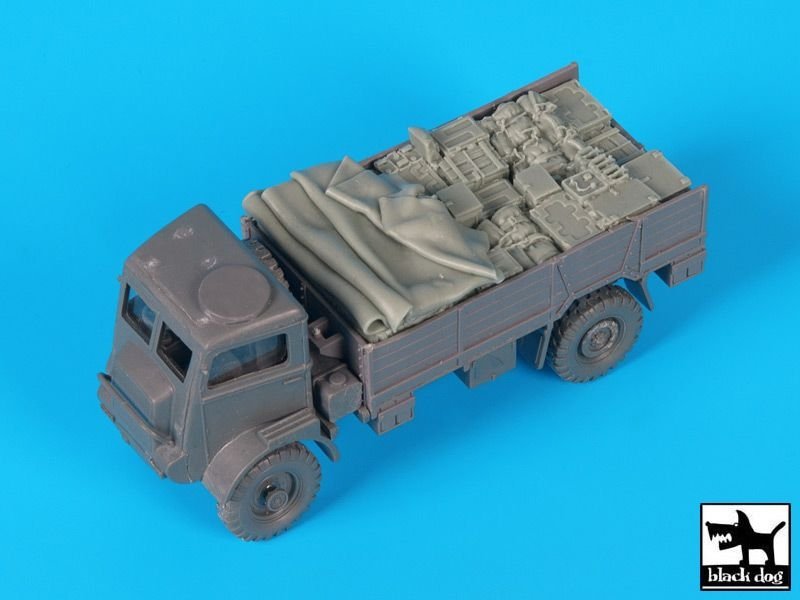 Ensemble d&amp;#39;accessoires Black Dog T72096 Bedford QL pour maquettes IBG au 1/72