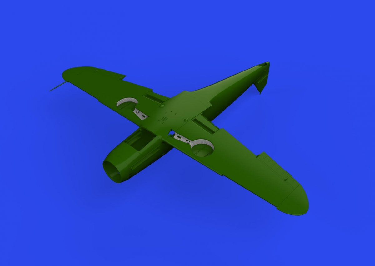 Eduard 648880 Bf 109F, baies de train d&amp;#39;atterrissage arrondies, impression EDUARD 1/48 – image 2