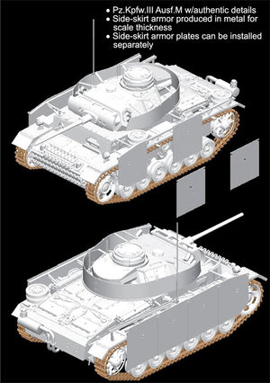 Dragon 6604 Pz.Kpfw.III Ausf.M avec Schurzen (1/35) – image 2