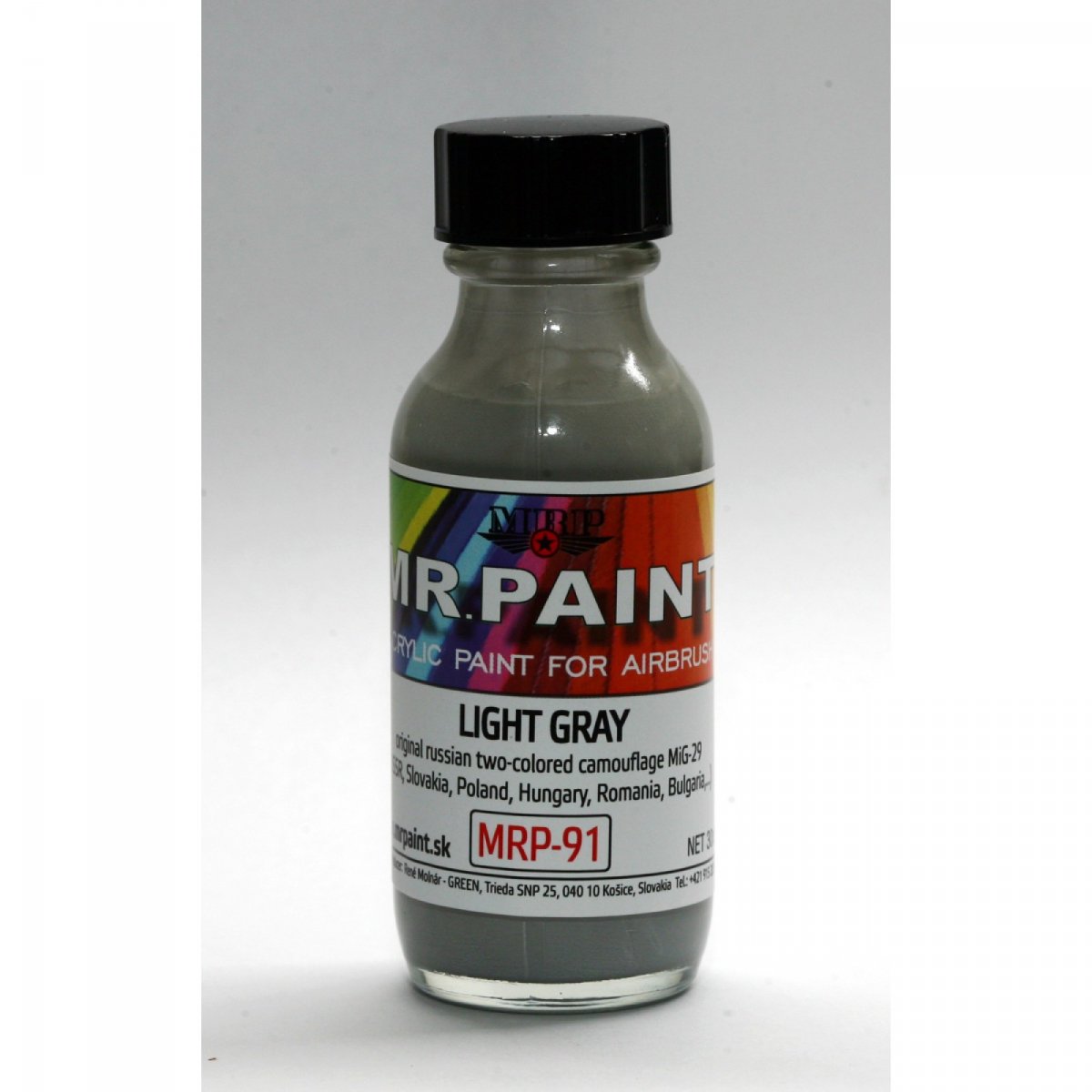 Peinture MR. Paint MRP-091 GRIS CLAIR Camouflage bicolore russe MIG-29 30 ml – image 2