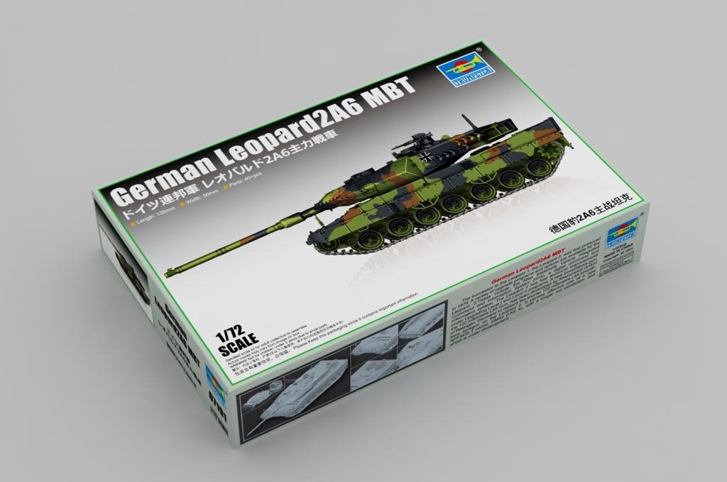 Trumpeter 07191 Char de combat principal allemand Leopard 2A6 1/72 – image 2