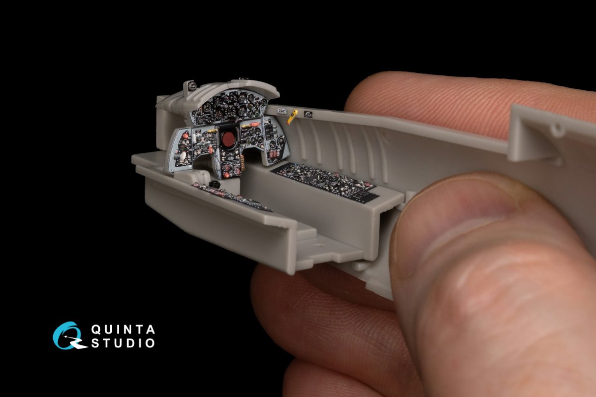 Intérieur imprimé en 3D et coloré sur papier décalcomanie Quinta Studio QD48150 F-104S (Hasegawa) 1/48 – immagine 4