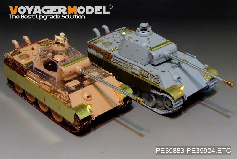 Maquette Voyager PE35924 Panther G allemand de la Seconde Guerre mondiale, version ultérieure. Modèle de base pour RMF 5016 au 1/35  – image 17