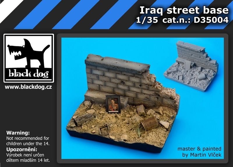 Socle de rue irakien Black Dog D35004 au 1/35
