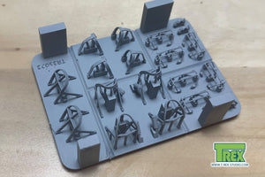 Le set de gardes T-Rex Studio TR35023 M4 Sherman (pour coque moulée) peut supporter 2 chars à l&amp;#39;échelle 1/35. – immagine 3