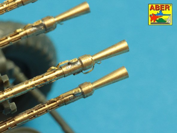 Aber 35L-222 Ensemble de 2 canons pour mitrailleuses russes KPVT de 14,5 mm utilisées sur ZPU-2 ou ZPU-4 (1/35) – immagine 9