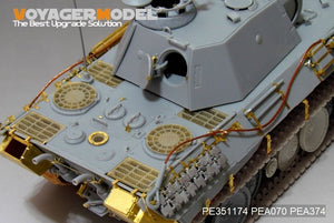 Maquette Voyager PE351174 Panther A allemand de la Seconde Guerre mondiale, version de base (pour MENG TS-046), échelle 1/35 – image 3