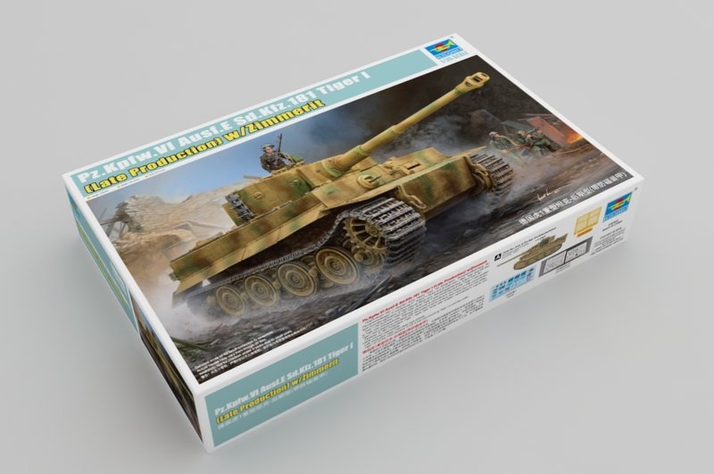 Trumpeter 09540 Pz.Kpfw.VI Ausf.E Sd.Kfz.181 Tiger I (production tardive) avec Zimmerit (1/35) – image 2