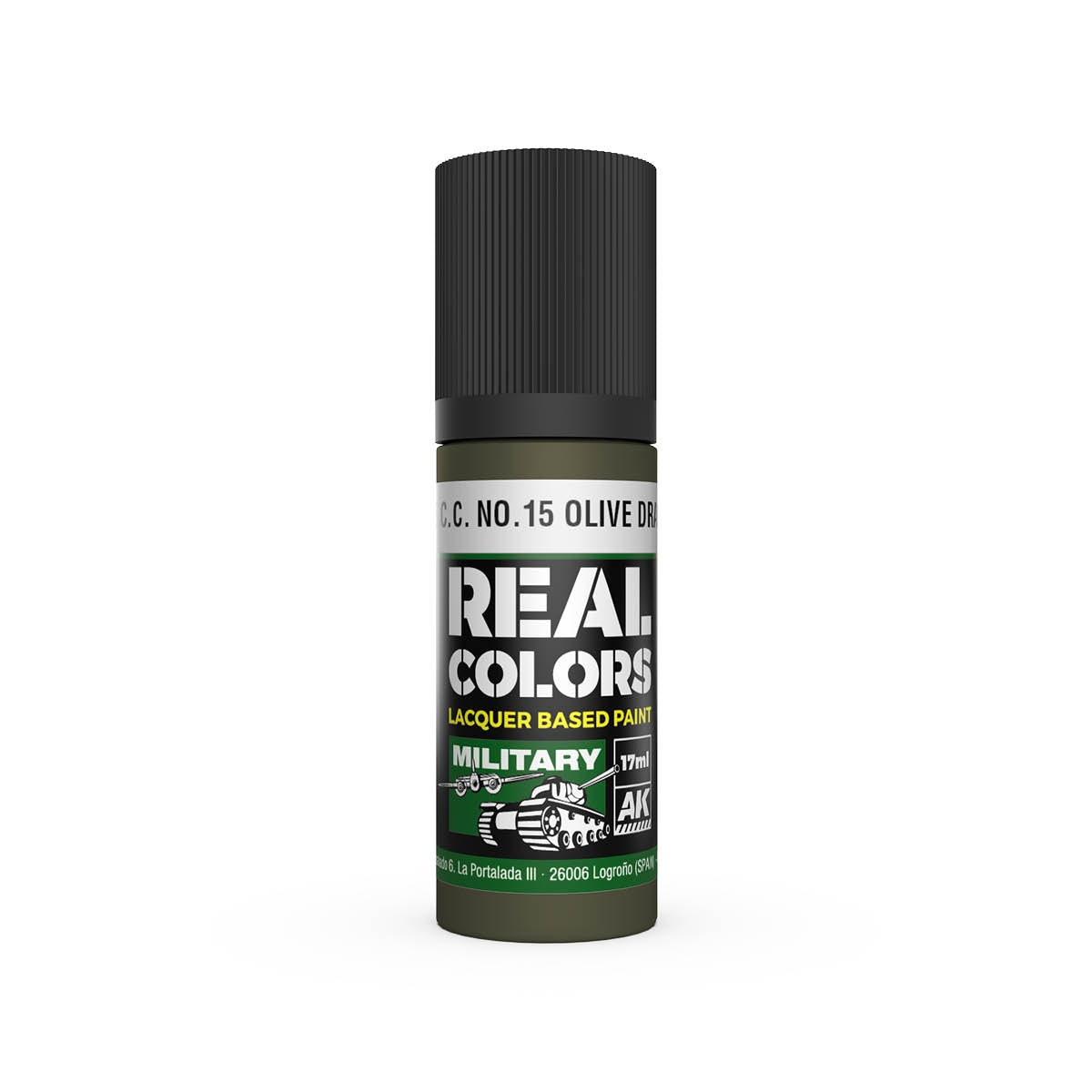 AK Interactive RC875 SCC n° 15 Vert olive 17 ml – image 2