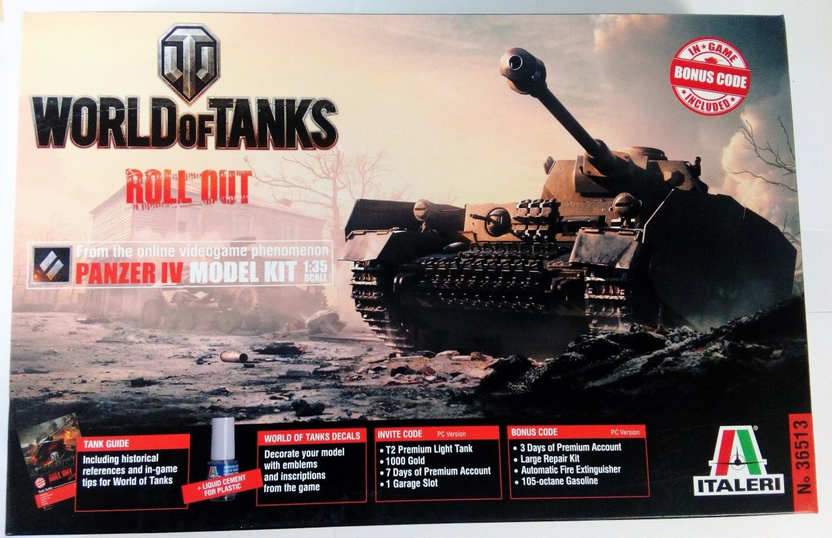 Italeri 36513 WORLD OF TANKS - PANZER IV 1/35 – image 2