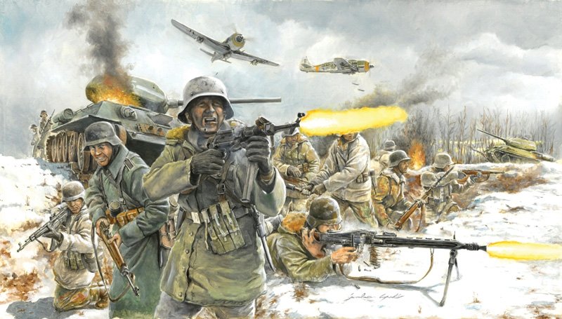 Italeri 6151 Infanterie allemande (uniforme d'hiver) (1/72)