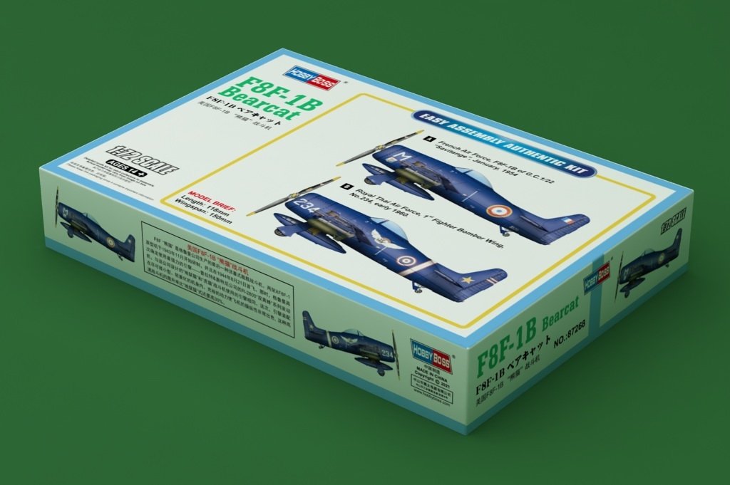 Hobby Boss 87268 F8F-1B Bearcat 1/72 – immagine 2