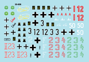 Star Decals 35-858 Chars allemands en Italie 5 1/35 – immagine 3