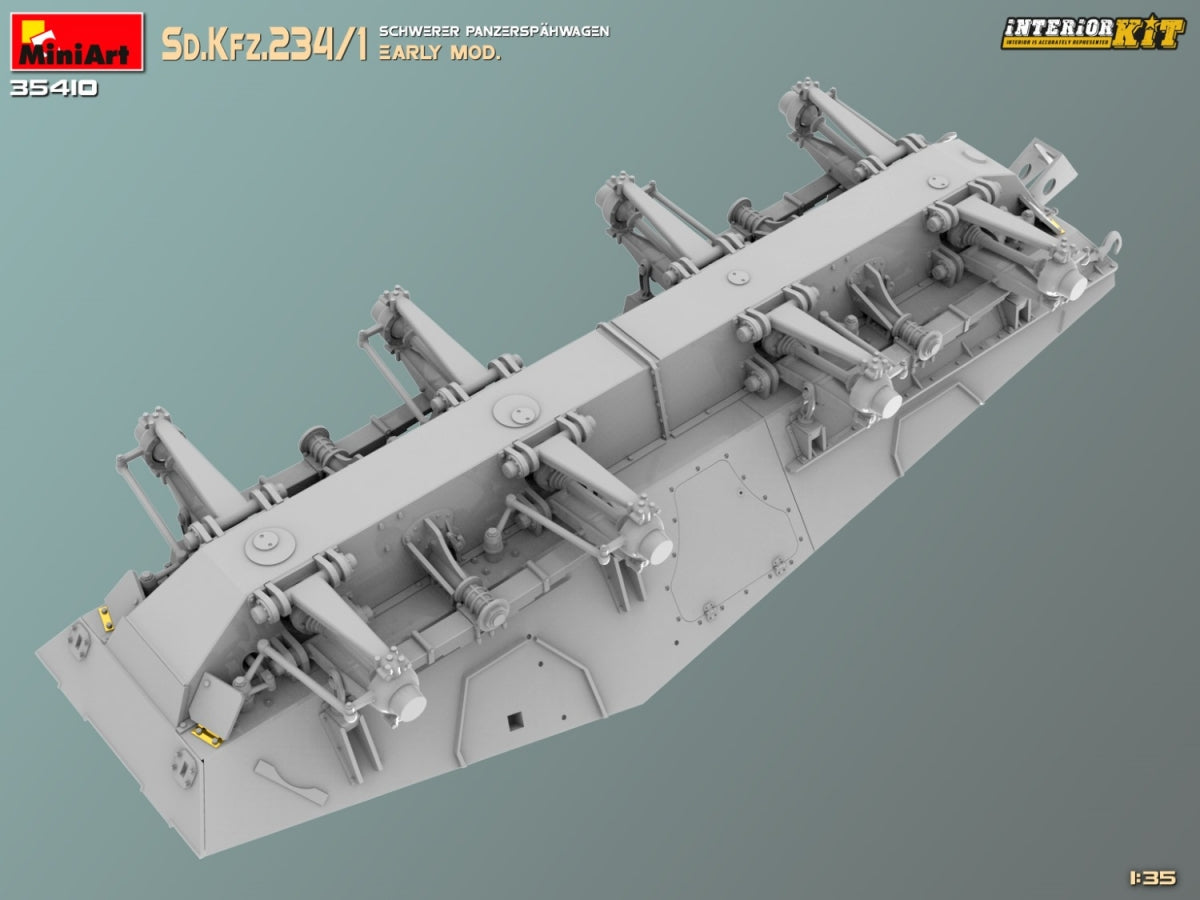 MiniArt 35410 Sd.Kfz.234/1 Schwerer Panzerspahwagen. PREMIER MOD. KIT INTÉRIEUR 1/35 – image 10