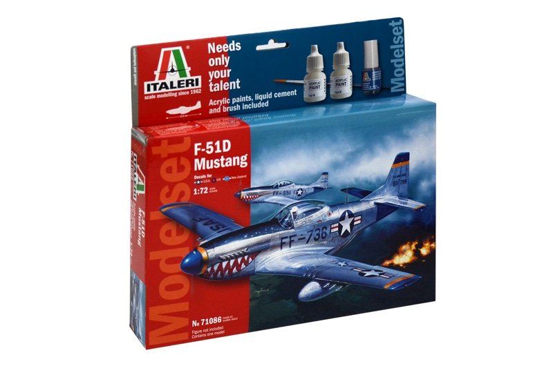 Italeri- Maquette Mustang F51 D, 71086