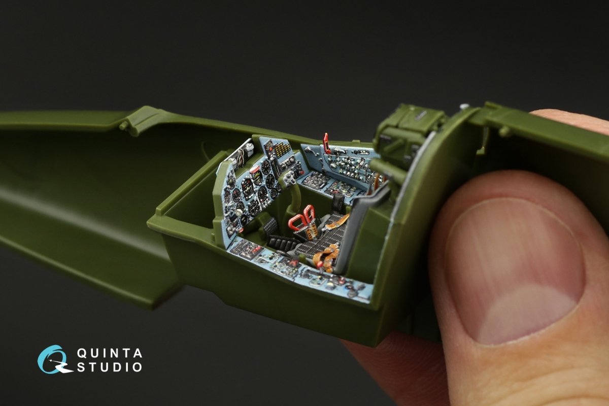 Intérieur imprimé en 3D et coloré du Su-25 de Quinta Studio QD48249 (Zvezda) à l&amp;#39;échelle 1/48 – Bild 5