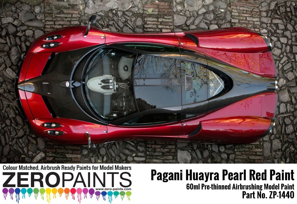 Peinture rouge nacré Zero Paints ZP-1440 Pagani Huayra 60 ml – immagine 5
