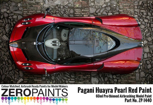 Peinture rouge nacré Zero Paints ZP-1440 Pagani Huayra 60 ml – immagine 5