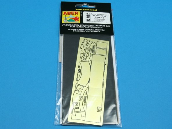 Bac de rangement tourelle Aber 35A102 pour char allemand Pz. Kpfw. VI Tigre I, modèle standard (1/35) – image 3