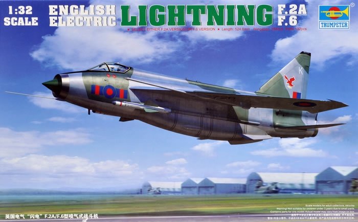 Trompette 02281 English Electric (BAC) Lightning F.2A/F.6 (1/32)