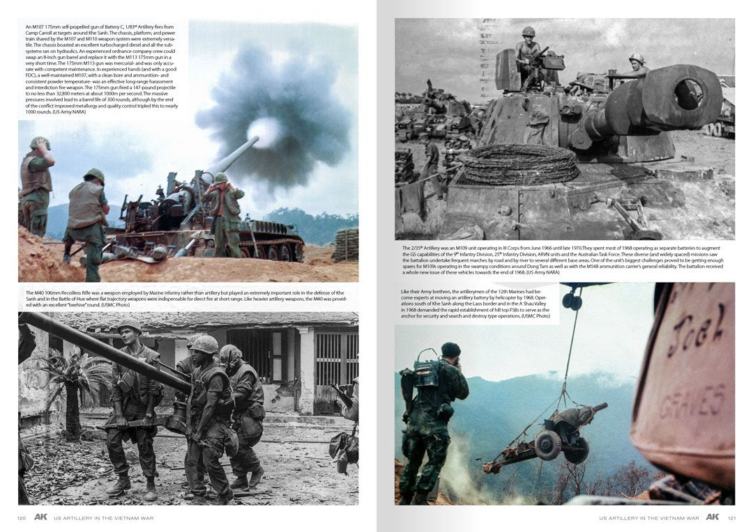 AK Interactive AK130007 L&amp;#39;ARTILLERIE AMÉRICAINE AU VIETNAM EN  – image 10