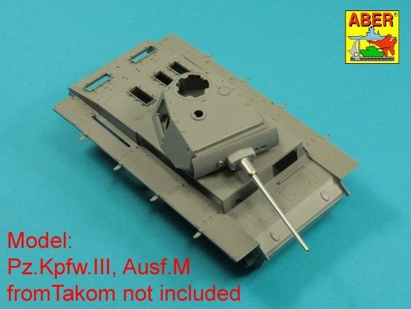 Canon Aber 35L-316 de 50 mm KwK39l/60 pour Panzer III J tardif, échelle 1/35  – immagine 6