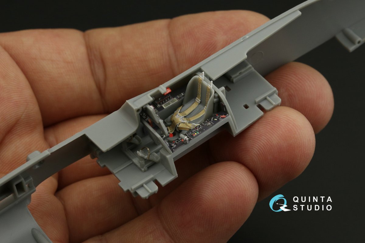 Intérieur imprimé en 3D et coloré sur papier décalcomanie Quinta Studio QD48296 FW 190D-9 (HobbyBoss) 1/48 – image 7