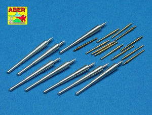Aber 350L-42 Jeu de canons 203 mm x 8 ; 127 mm x 12 pour la marine japonaise Saratoga, Lexington (1/350)